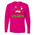 thumbnail image 1 of Inktastic Glamma Claus with Christmas Santa Hat and Snowflakes Long Sleeve T-Shirt, 1 of 5