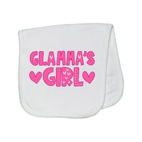 Inktastic Glamma's Girl Baby Burp Cloth