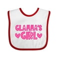 thumbnail image 1 of Inktastic Glamma's Girl Girls Baby Bib, 1 of 4
