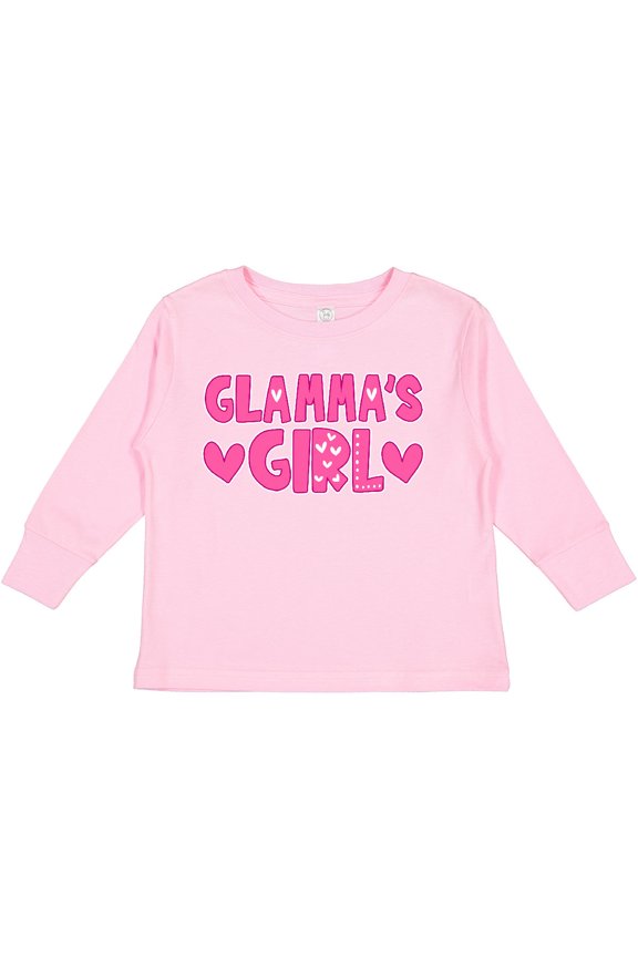 Glamma's Girl Girls Long Sleeve Toddler T-Shirt