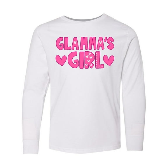 Inktastic Glamma's Girl Long Sleeve Youth T-Shirt