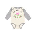 thumbnail image 1 of Inktastic Glamma's Girl- heart flowers Girls Long Sleeve Baby Bodysuit, 1 of 5