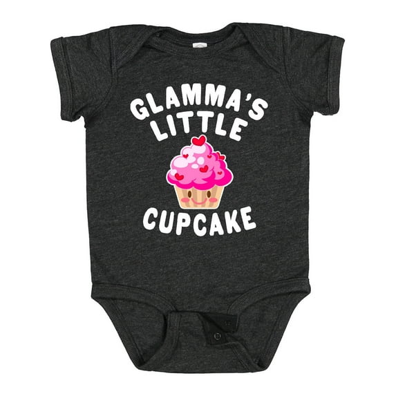 Inktastic Glammas Little Cupcake Girls Baby Bodysuit