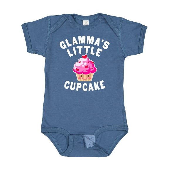 Inktastic Glammas Little Cupcake Girls Baby Bodysuit