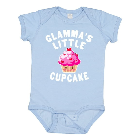 Inktastic Glammas Little Cupcake Girls Baby Bodysuit
