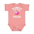 thumbnail image 1 of Inktastic Glammas Little Cupcake Girls Baby Bodysuit, 1 of 5