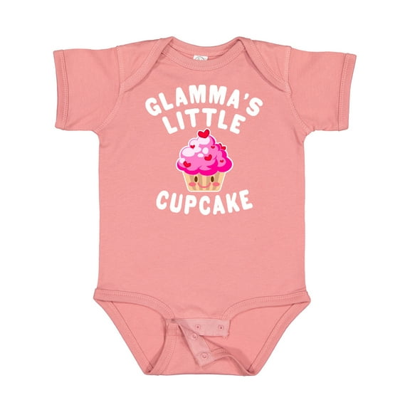 Inktastic Glammas Little Cupcake Girls Baby Bodysuit