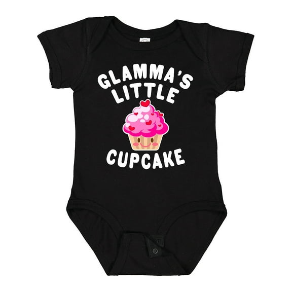 Inktastic Glammas Little Cupcake Girls Baby Bodysuit