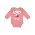 thumbnail image 1 of Inktastic Glammas Little Cupcake Girls Long Sleeve Baby Bodysuit, 1 of 5