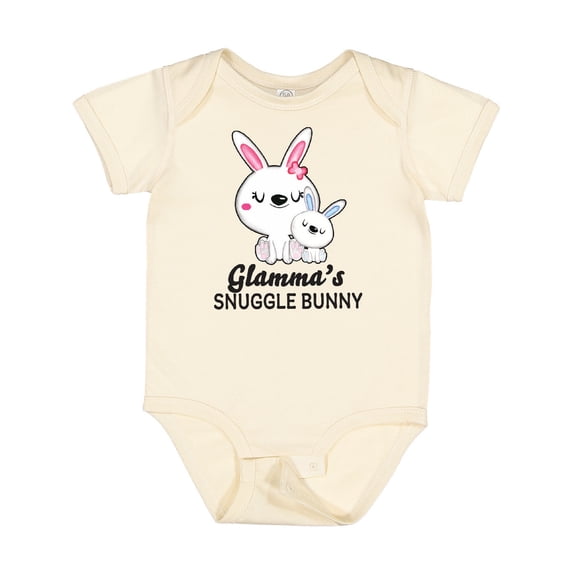 Inktastic Glammas Snuggle Bunny Easter Boys Baby Bodysuit
