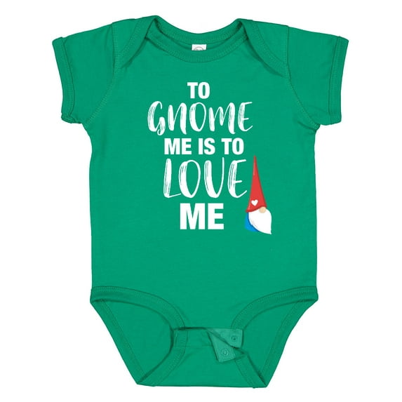 Inktastic Gnome Me Love Me Girls Baby Bodysuit
