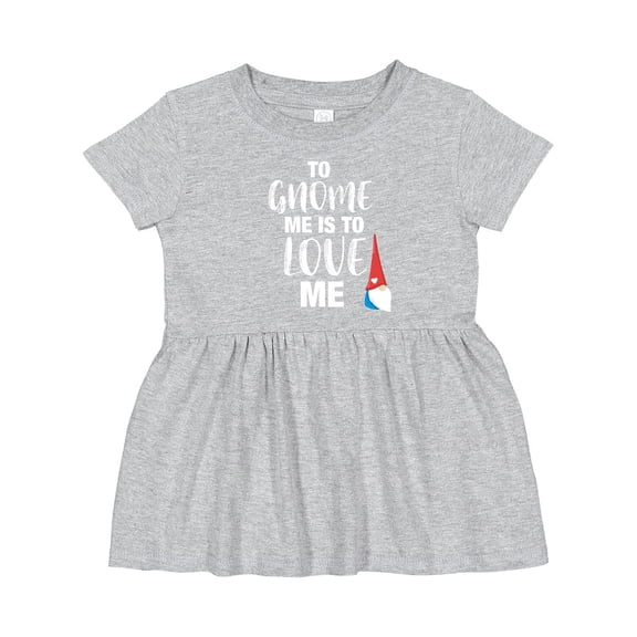 Inktastic Gnome Me Love Me Girls Baby Dress