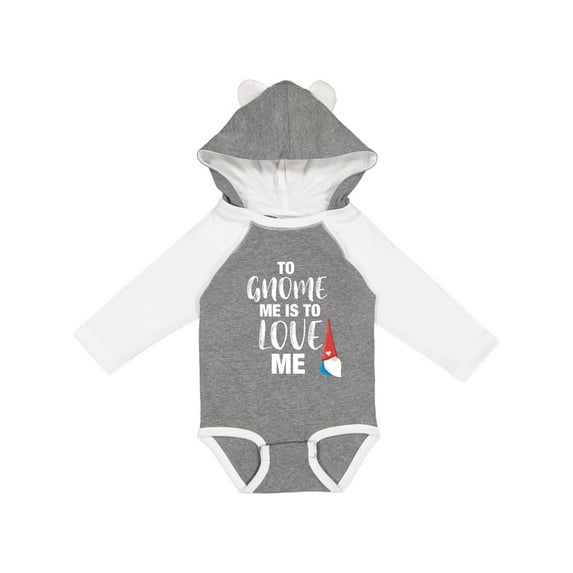 Inktastic Gnome Me Love Me Girls Long Sleeve Baby Bodysuit