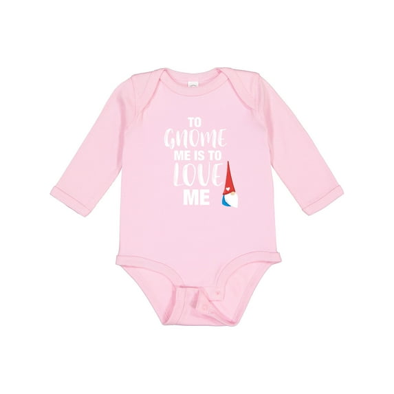 Inktastic Gnome Me Love Me Girls Long Sleeve Baby Bodysuit