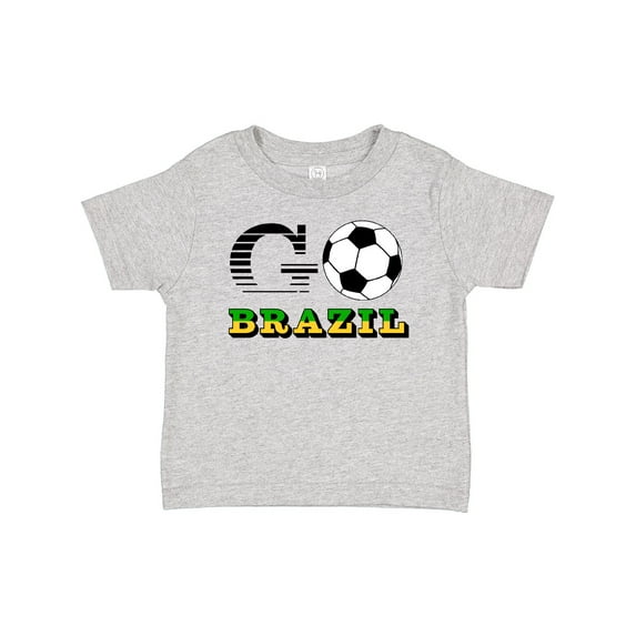 Inktastic Go, Brazil Soccer, Football Boys or Girls Baby T-Shirt