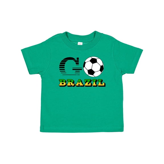 Inktastic Go, Brazil Soccer, Football Boys or Girls Baby T-Shirt