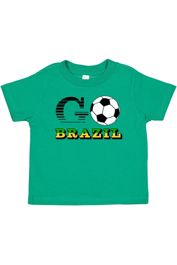 Go, Brazil Soccer, Football Boys or Girls Baby T-Shirt