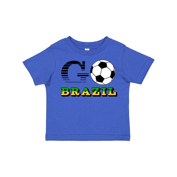 Inktastic Go, Brazil- Soccer, Football Boys or Girls Toddler T-Shirt