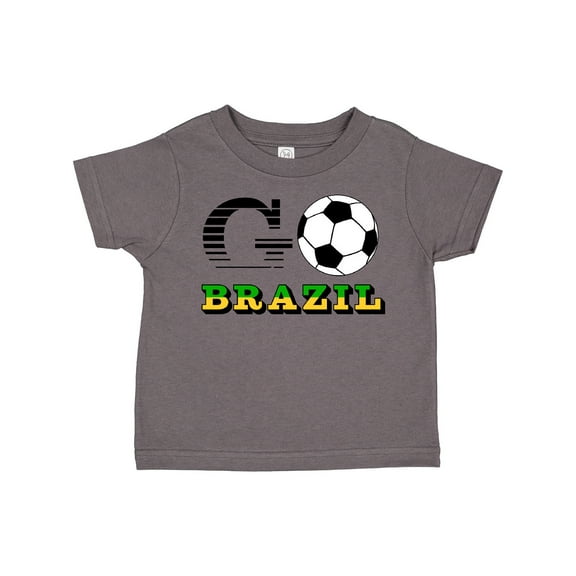 Inktastic Go, Brazil- Soccer, Football Boys or Girls Toddler T-Shirt