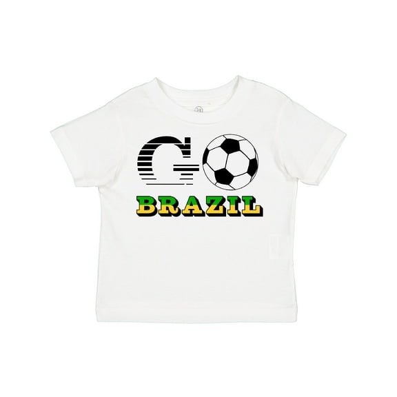 Inktastic Go, Brazil- Soccer, Football Boys or Girls Toddler T-Shirt