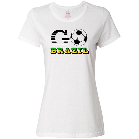 Inktastic Go, Brazil- Soccer, Football Women's T-Shirt