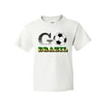 thumbnail image 1 of Inktastic Go, Brazil- Soccer, Football Youth T-Shirt, 1 of 5