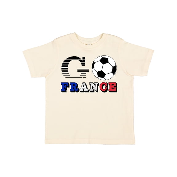 Inktastic Go, France- Soccer, Football Boys or Girls Toddler T-Shirt