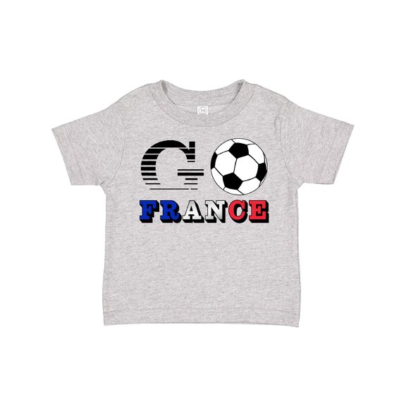 Inktastic Go, France- Soccer, Football Boys or Girls Toddler T-Shirt