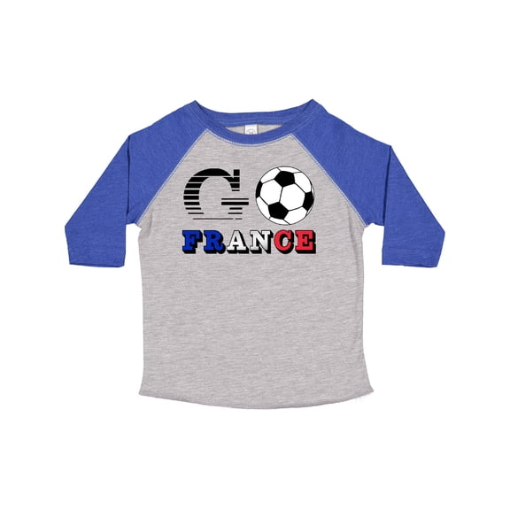 Inktastic Go, France- Soccer, Football Boys or Girls Toddler T-Shirt