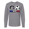 thumbnail image 1 of Inktastic Go, France- Soccer, Football Long Sleeve T-Shirt, 1 of 5