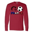 thumbnail image 1 of Inktastic Go, France- Soccer, Football Long Sleeve T-Shirt, 1 of 5