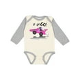 thumbnail image 1 of Inktastic Go Go Go Pink Racing Car Boys or Girls Long Sleeve Baby Bodysuit, 1 of 5