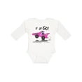 thumbnail image 1 of Inktastic Go Go Go Pink Racing Car Boys or Girls Long Sleeve Baby Bodysuit, 1 of 5