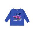thumbnail image 1 of Inktastic Go Go Go Pink Racing Car Boys or Girls Long Sleeve Toddler T-Shirt, 1 of 5