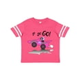 thumbnail image 1 of Inktastic Go Go Go Pink Racing Car Boys or Girls Toddler T-Shirt, 1 of 5