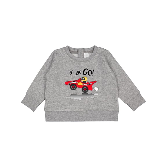 Inktastic Go Go Go Red Racing Car Baby Sweatshirt