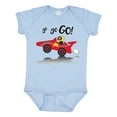 thumbnail image 1 of Inktastic Go Go Go Red Racing Car Boys or Girls Baby Bodysuit, 1 of 5
