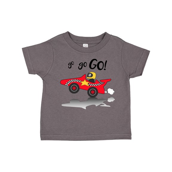 Inktastic Go Go Go Red Racing Car Boys or Girls Toddler T-Shirt