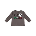 thumbnail image 1 of Inktastic Go, Italy Soccer, Football Boys or Girls Long Sleeve Toddler T-Shirt, 1 of 5