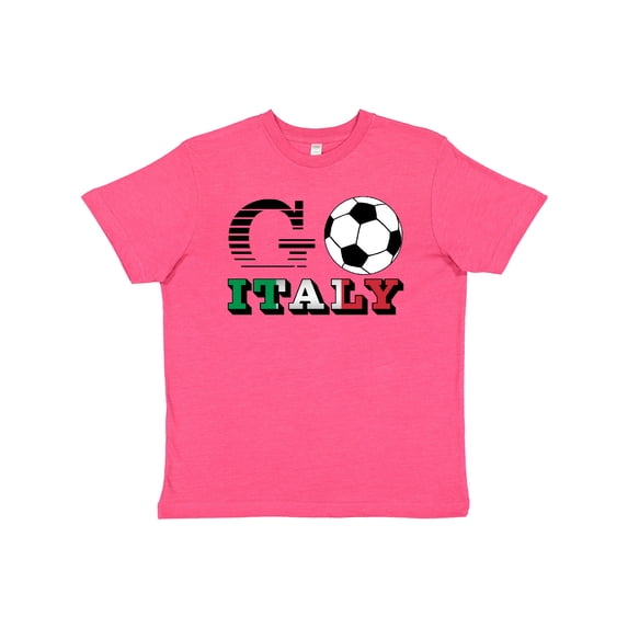 Inktastic Go, Italy- Soccer, Football Youth T-Shirt