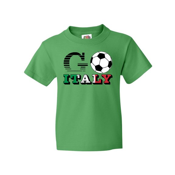 Inktastic Go, Italy- Soccer, Football Youth T-Shirt