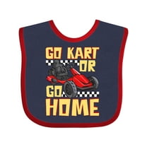 Inktastic Go Kart Funny Go Karting Boys or Girls Baby Bib