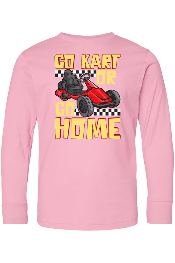 Go Kart Funny Go Karting Long Sleeve Youth T-Shirt
