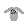 thumbnail image 1 of Inktastic Go, Mexico- Soccer, Football Boys or Girls Long Sleeve Baby Bodysuit, 1 of 5