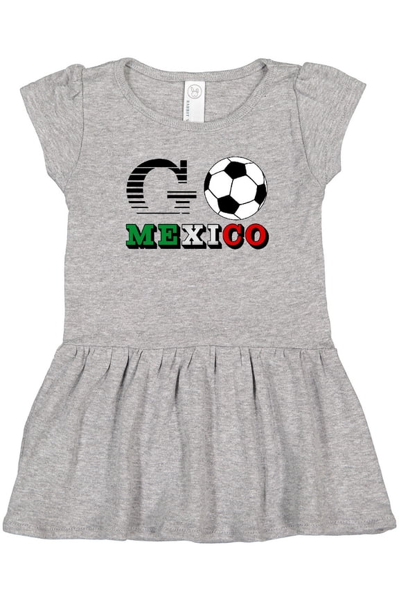 Go, Mexico- Soccer, Football Girls Toddler Dress