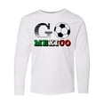 thumbnail image 1 of Inktastic Go, Mexico- Soccer, Football Long Sleeve Youth T-Shirt, 1 of 5