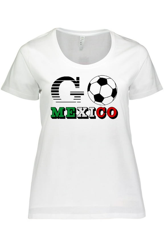 Go, Mexico- Soccer, Football Women's Plus Size T-Shirt