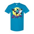 thumbnail image 1 of Inktastic Go Retro Orca Wearing Salmon Fish As Hat T-Shirt, 1 of 5
