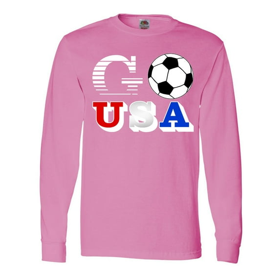 Inktastic Go, USA- Soccer, Football Long Sleeve T-Shirt