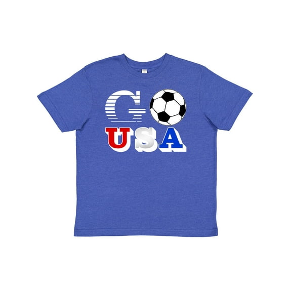 Inktastic Go, USA- Soccer, Football Youth T-Shirt